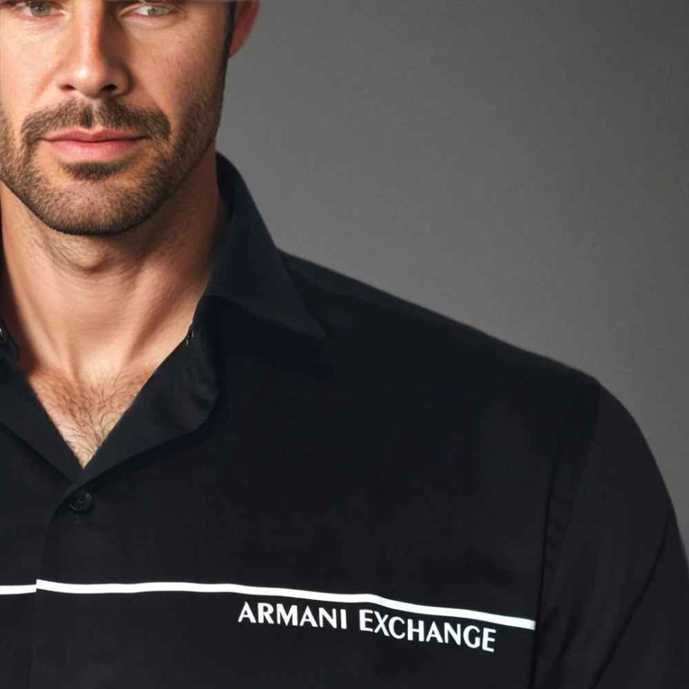 Armani Exchange Black Premium Quality Shirt-4