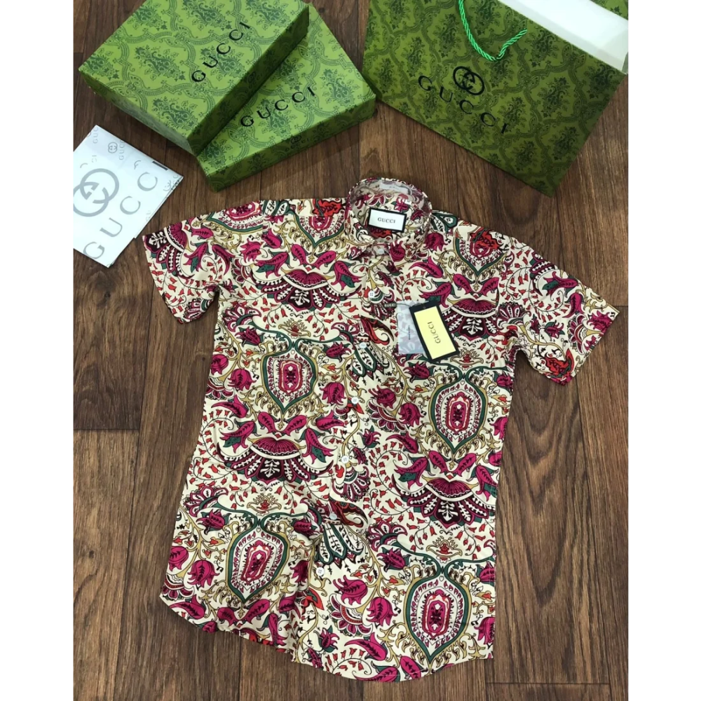 Gucci Multi Color Premium Quality Shirt-5