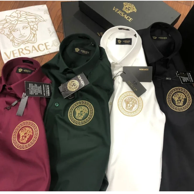 Versace Black Premium Quality Shirt-thumb-0