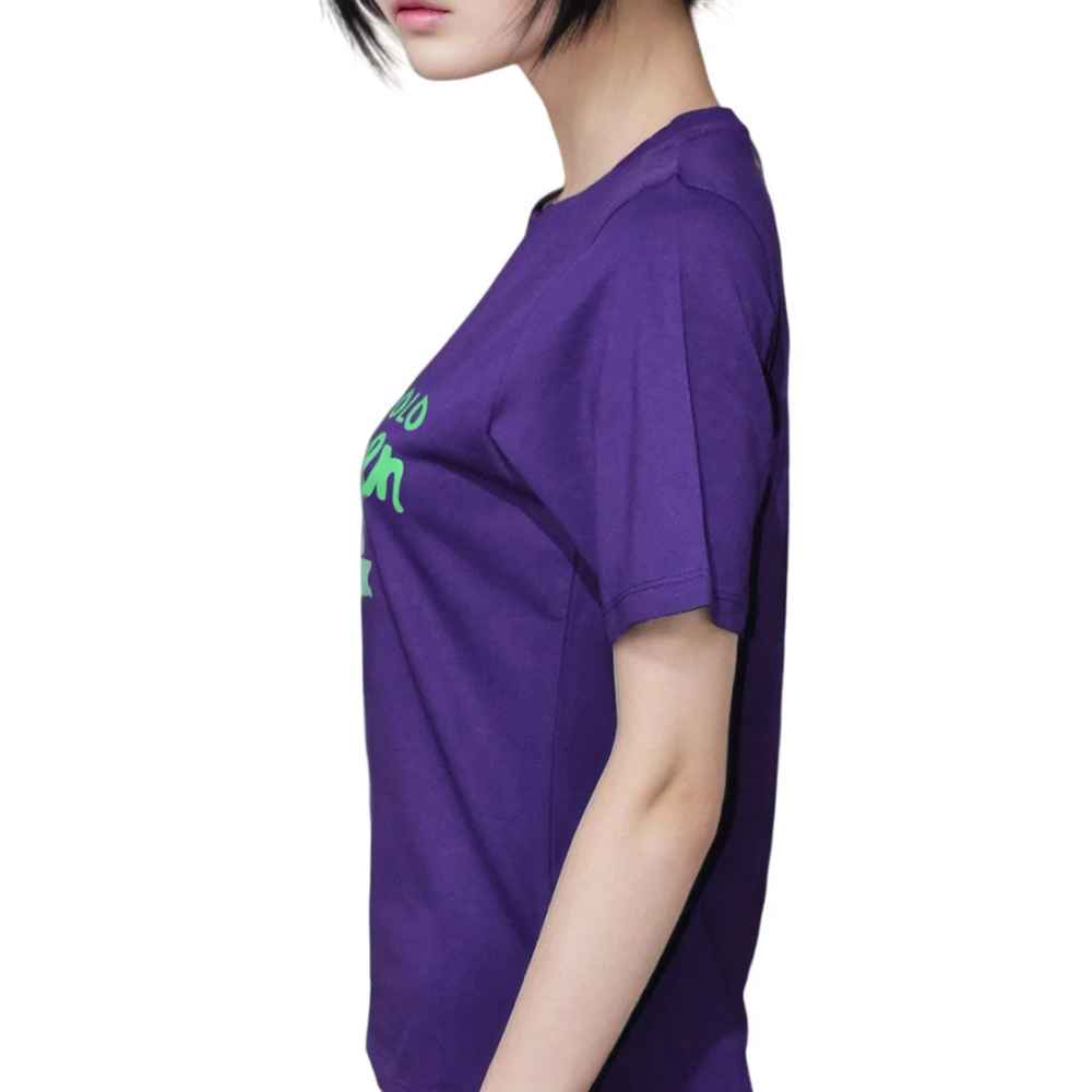 Dark Purple Premium Quality Women T-shirt-2