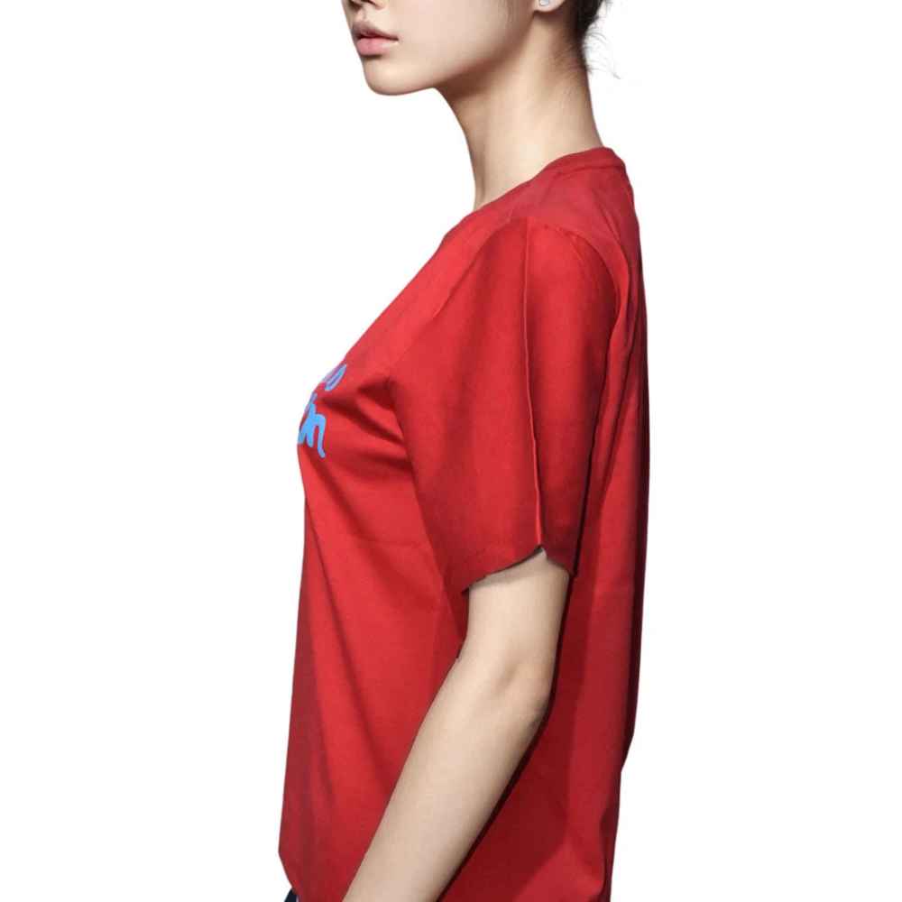 Red Premium Quality Women T-shirt-thumb-2