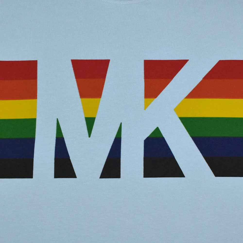 Michael Kors Sky Blue Premium Quality Women T-shirt-thumb-3