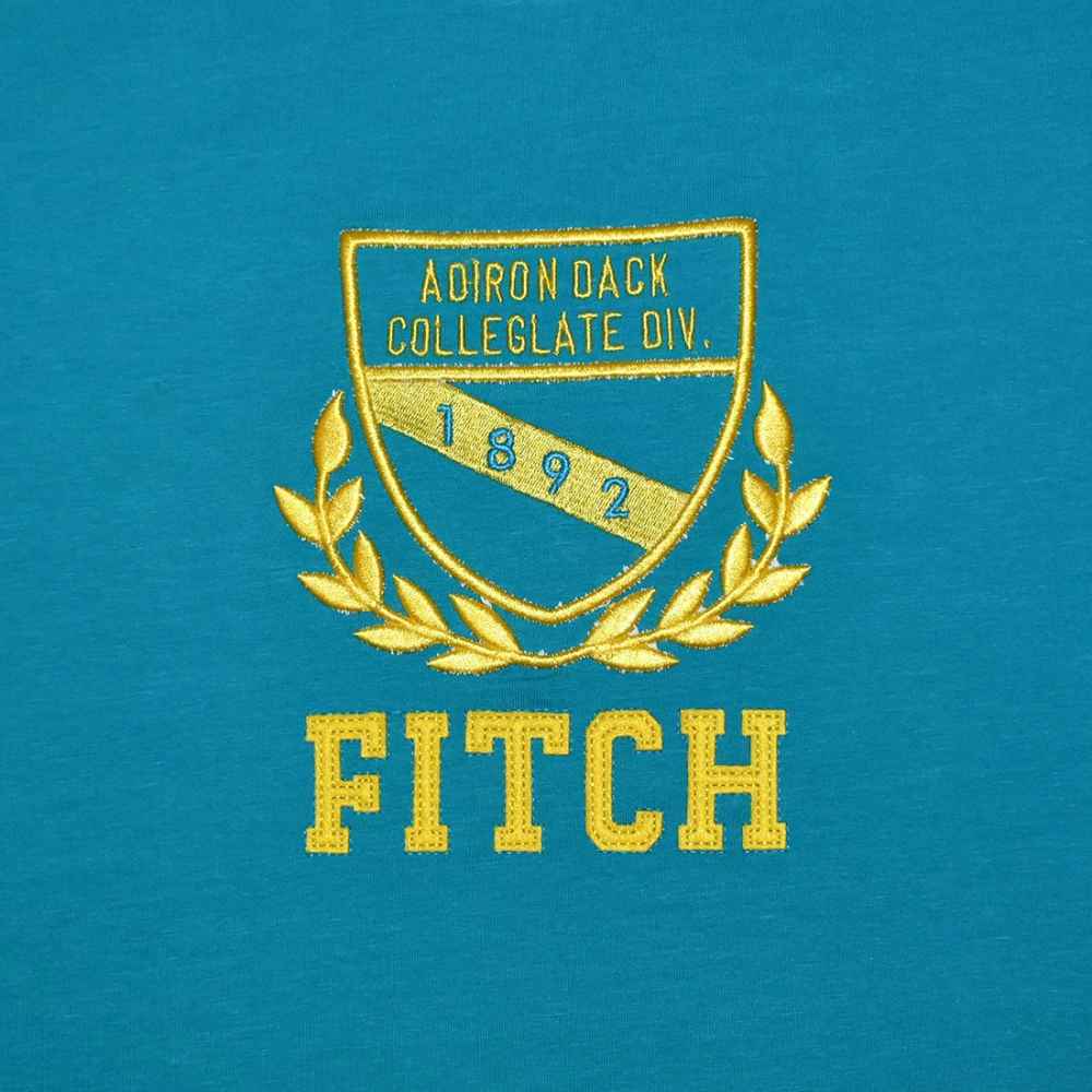 Abercrombie Blue Premium Quality Women T-shirt-3