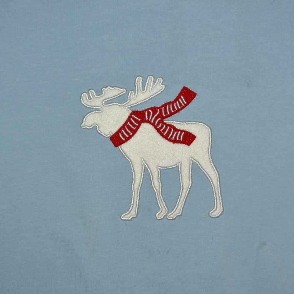 Abercrombie Light Blue Premium Quality Women T-shirt-thumb-3