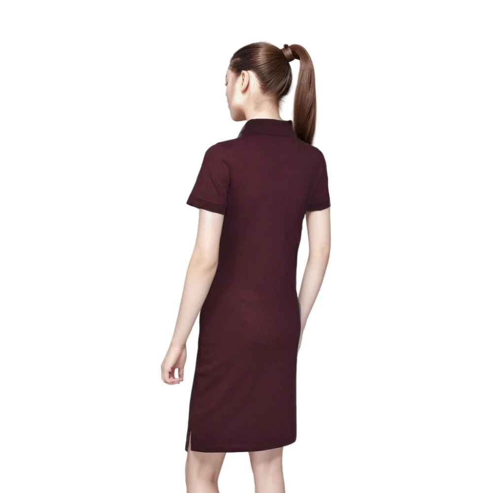 Tory Burch Wine Premium Quality Dress-thumb-2