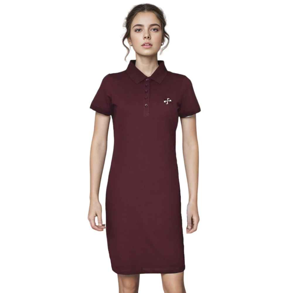 Tory Burch Wine Premium Quality Dress-thumb-1
