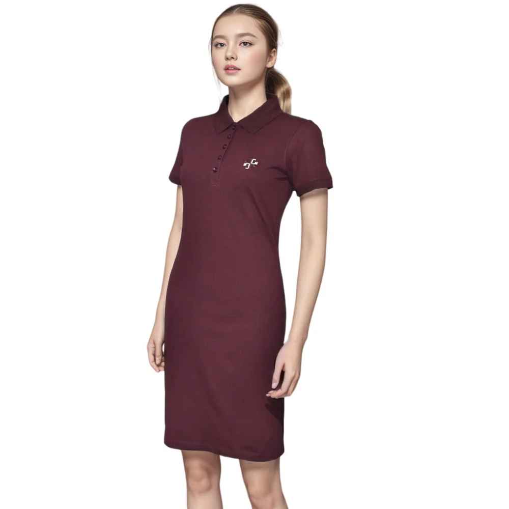 Tory Burch Wine Premium Quality Dress-thumb-0