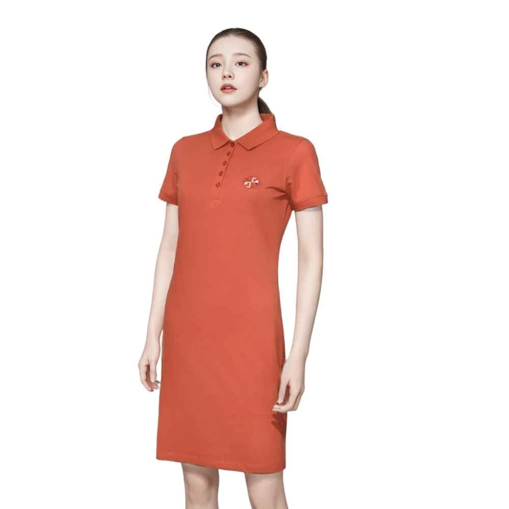 Tory Burch Orange Premium Quality Dress-thumb-0