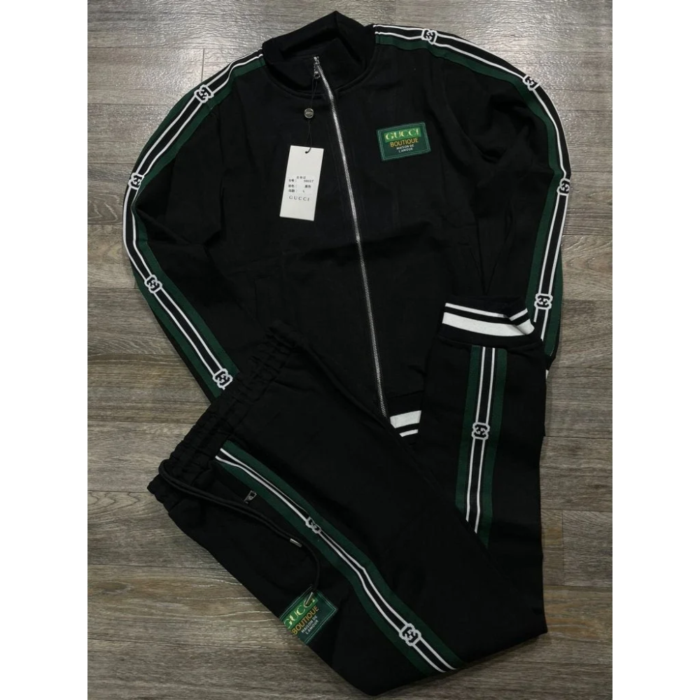 Gucci Black Premium Quality Track Set-thumb-0