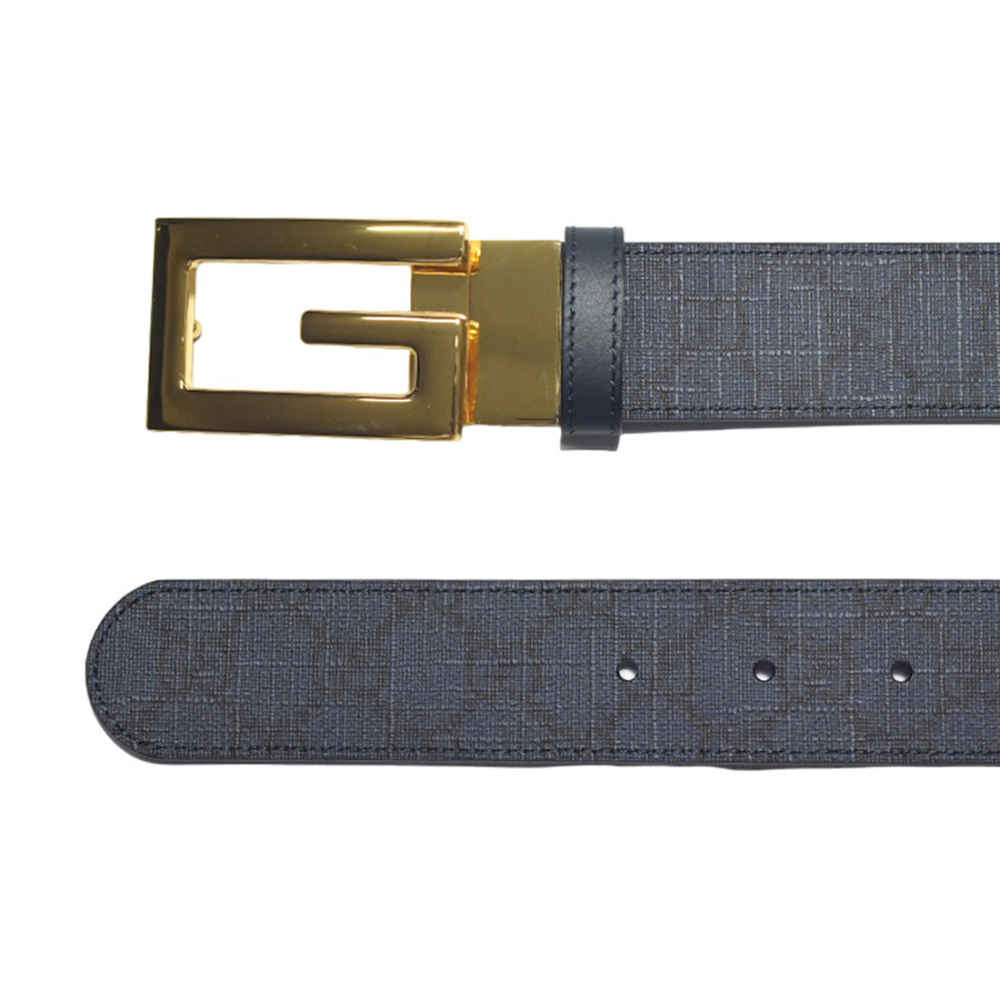 Gucci Reversible Belt with Square G Buckle-thumb-3