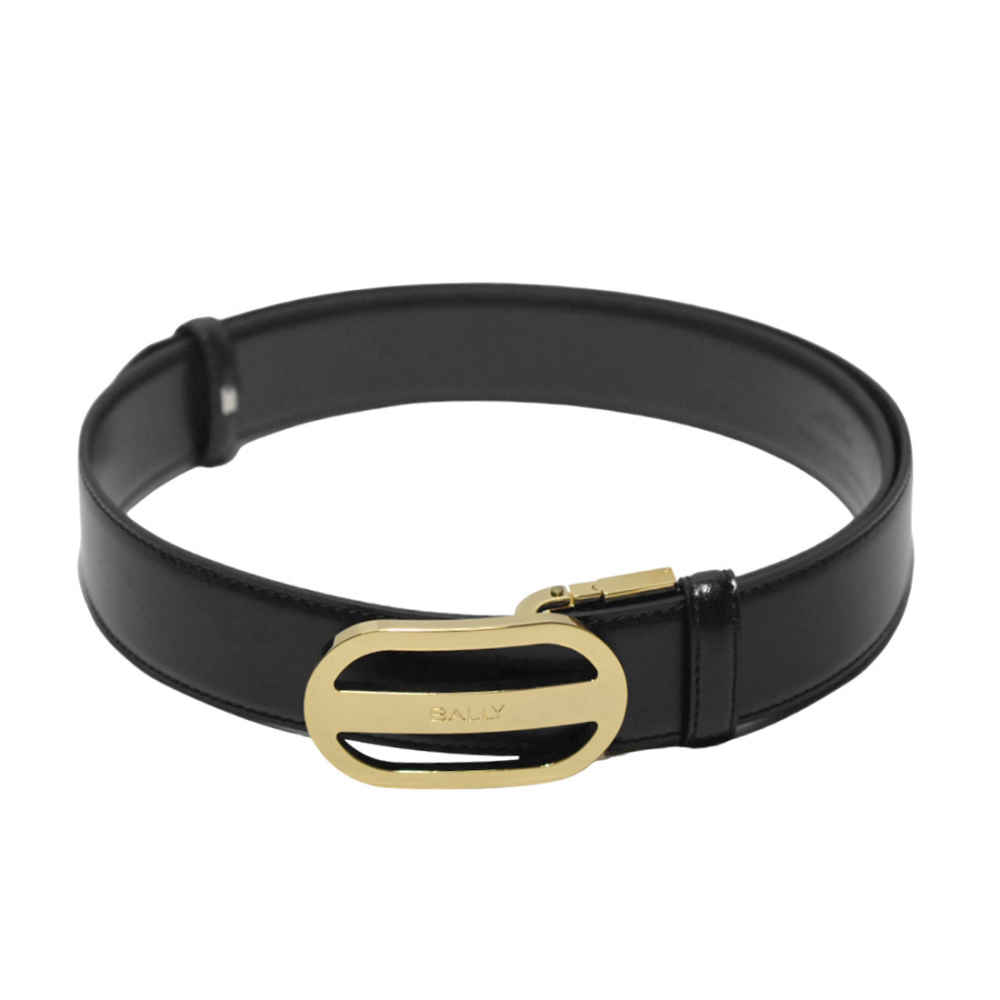 Bally Black Premium Quality Belt-thumb-0