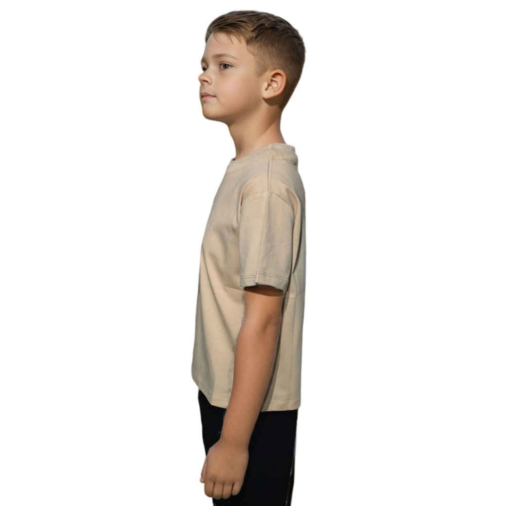 Burberry Teddy Print Brown Premium Kids T-shirt-thumb-2