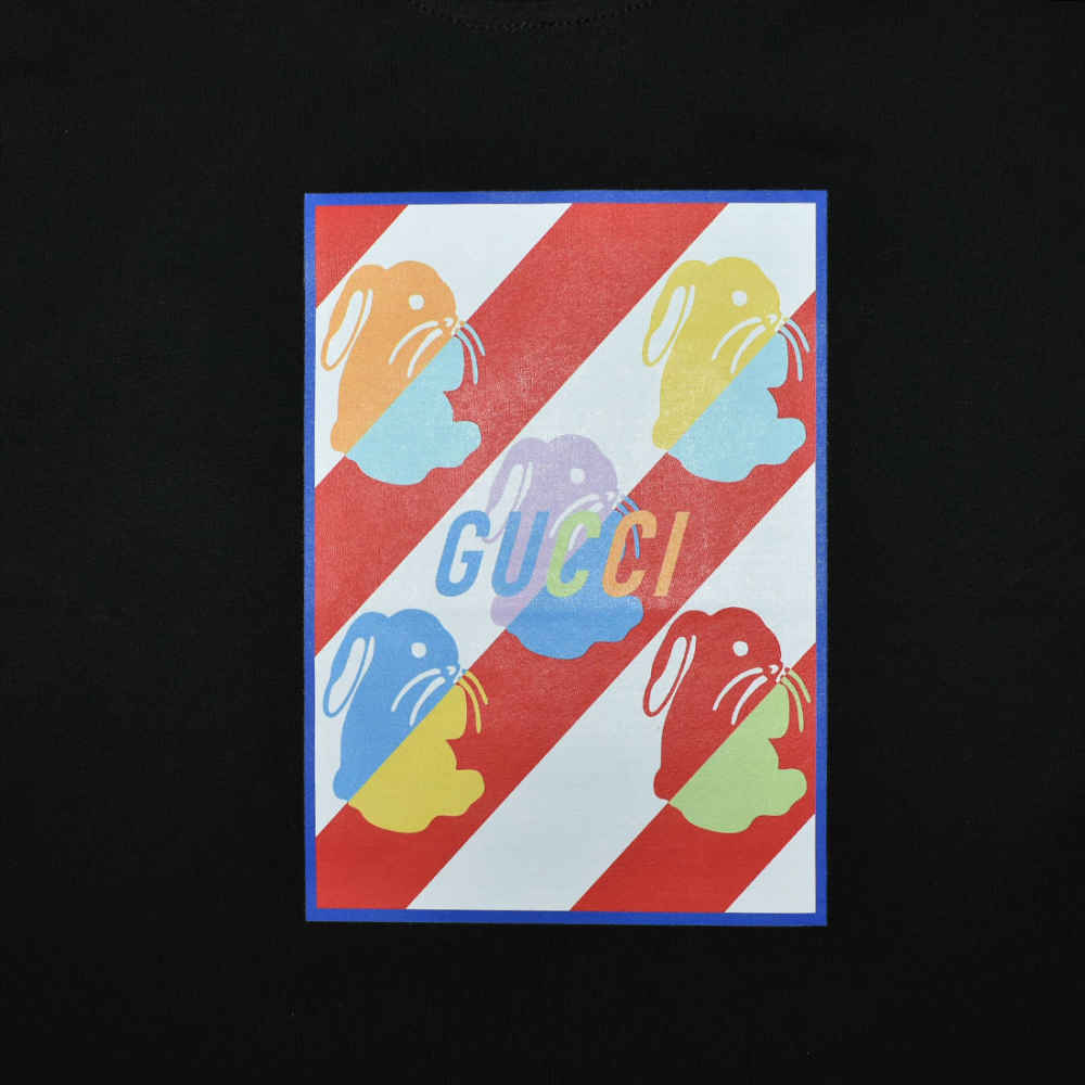 Gucci Black Premium Quality Kids T-shirt-thumb-3