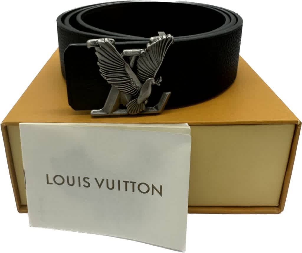 Louis Vuitton Black Premium Quality Belt-thumb-2