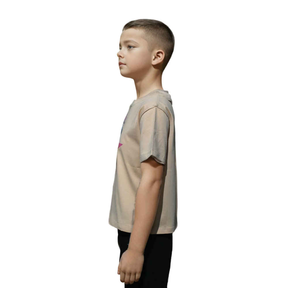 Gucci Brown Premium Quality T-shirt For Kids-2