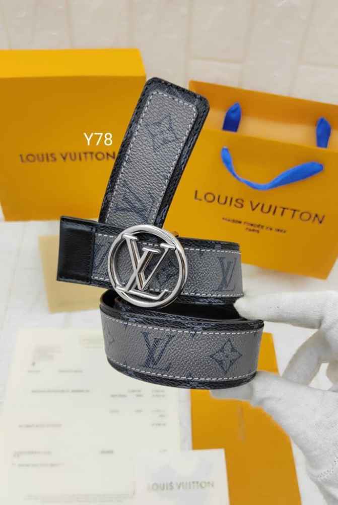 Louis Vuitton Black Premium Quality Belt-2