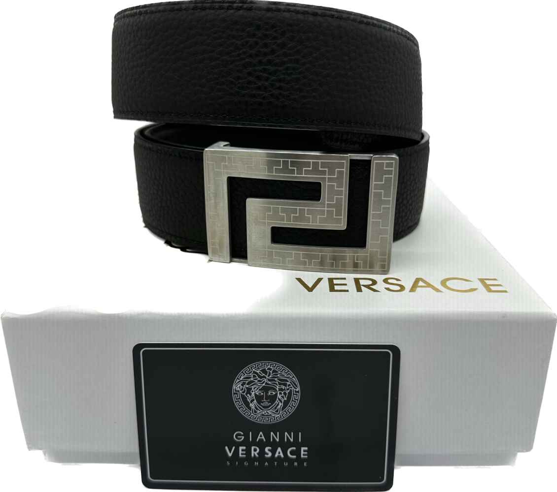 Versace Black Premium Quality Belt-1
