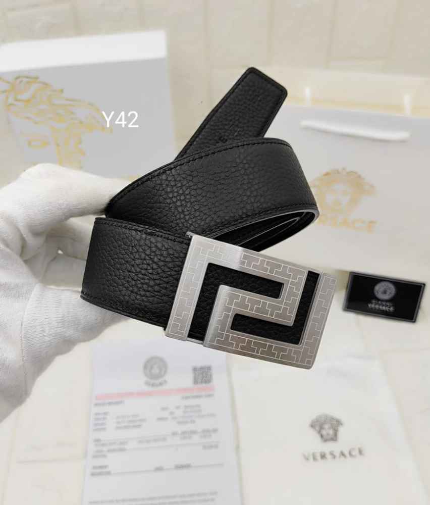 Versace Black Premium Quality Belt-3
