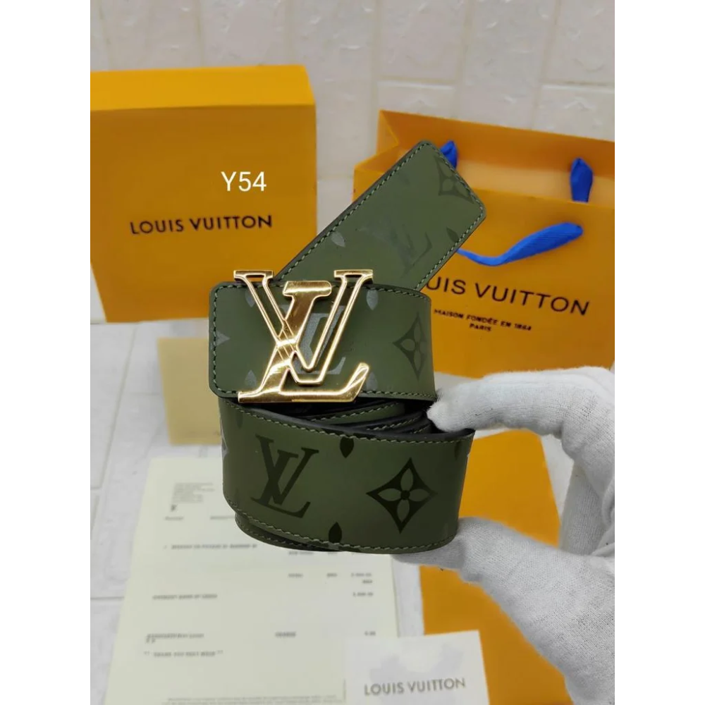 Louis Vuitton Grey Premium Quality Belt-3