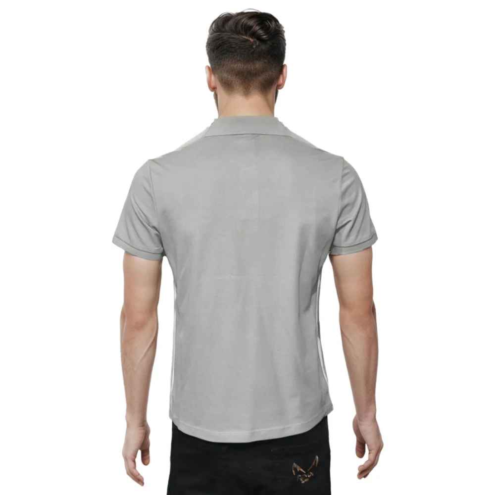Zegna Grey Premium Quality T-shirt-1