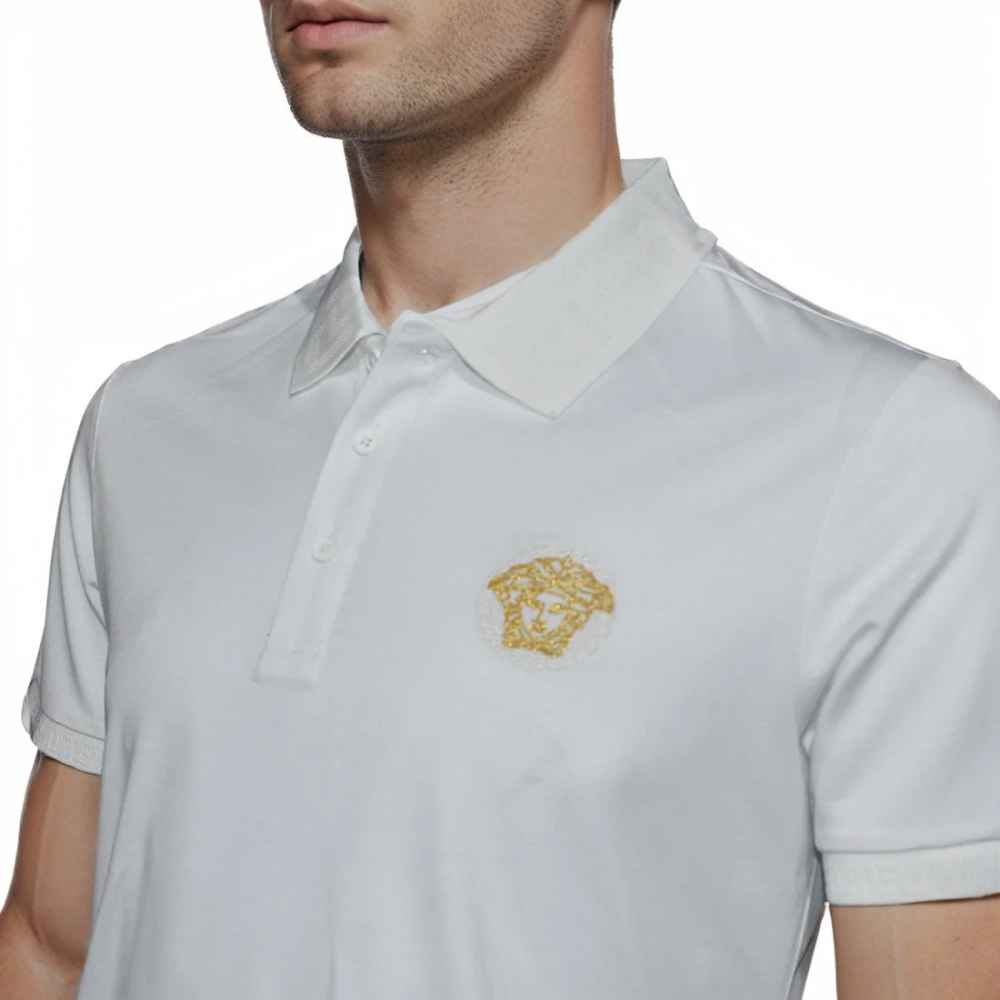 Versace White Premium Quality Polo T-shirt-2