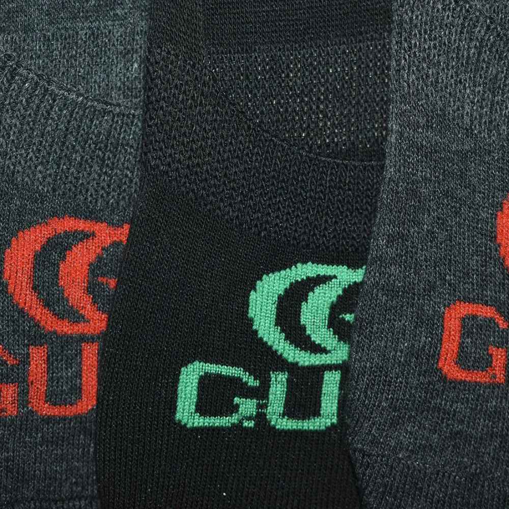 Gucci Embroidery Premium Quality No Show Socks-thumb-2