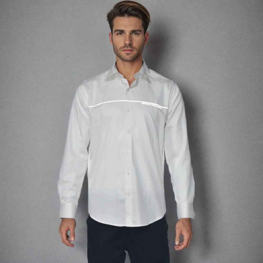 Armani Exchange White Premium Quality Shirt-4