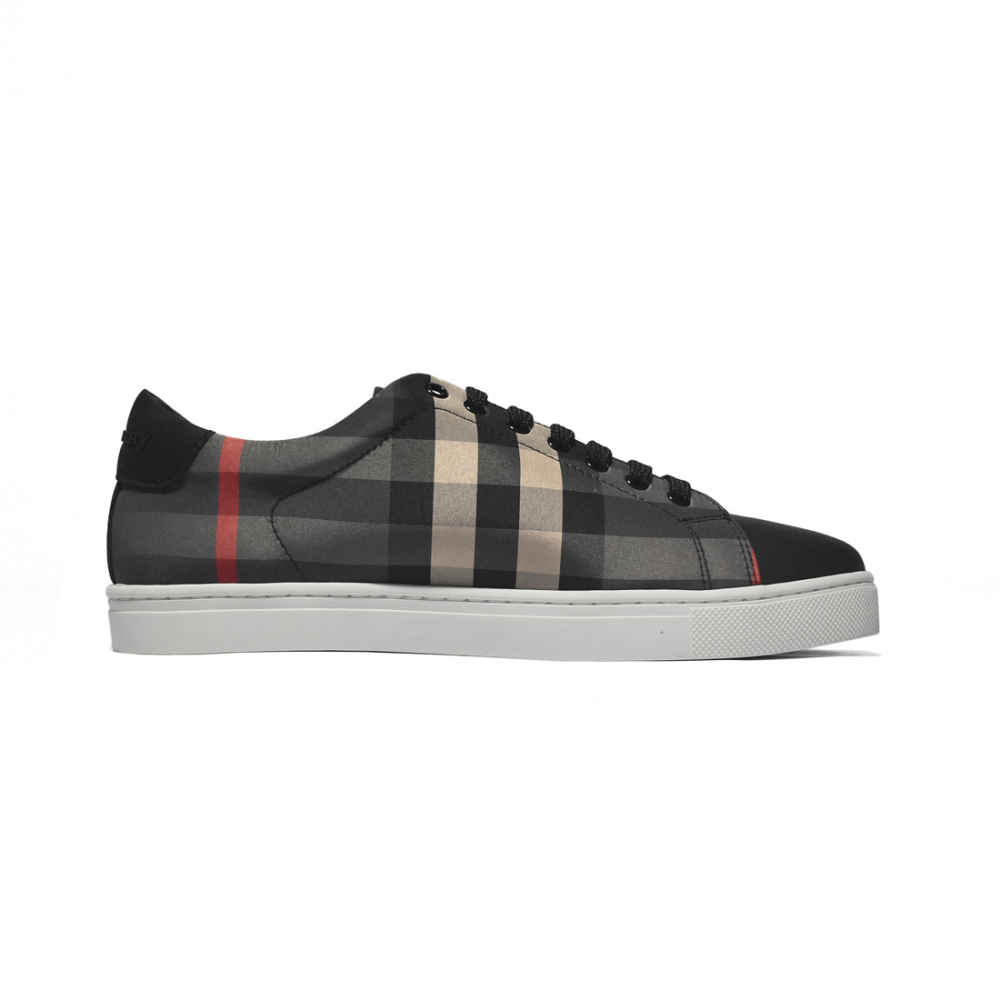 Burberry Brown Vintage Check Premium Sneakers-1