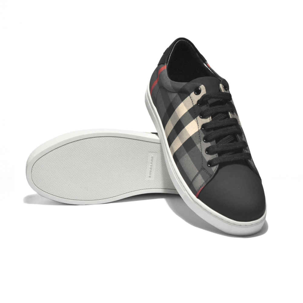 Burberry Brown Vintage Check Premium Sneakers-5