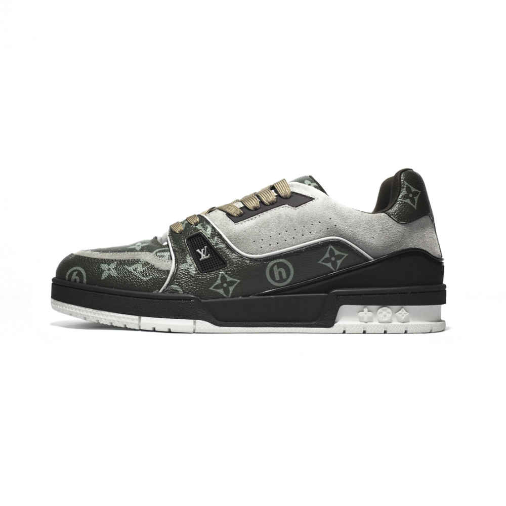 Louis Vuitton Green Premium Quality Sneakers-thumb-0
