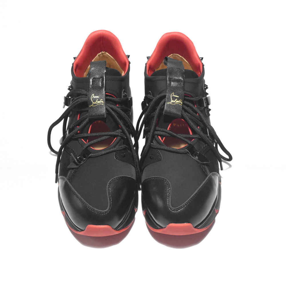 Christian Louboutin Black Premium Quality Sneakers-thumb-3