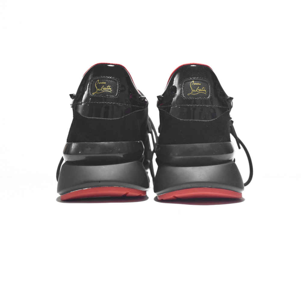 Christian Louboutin Black Premium Quality Sneakers-thumb-4