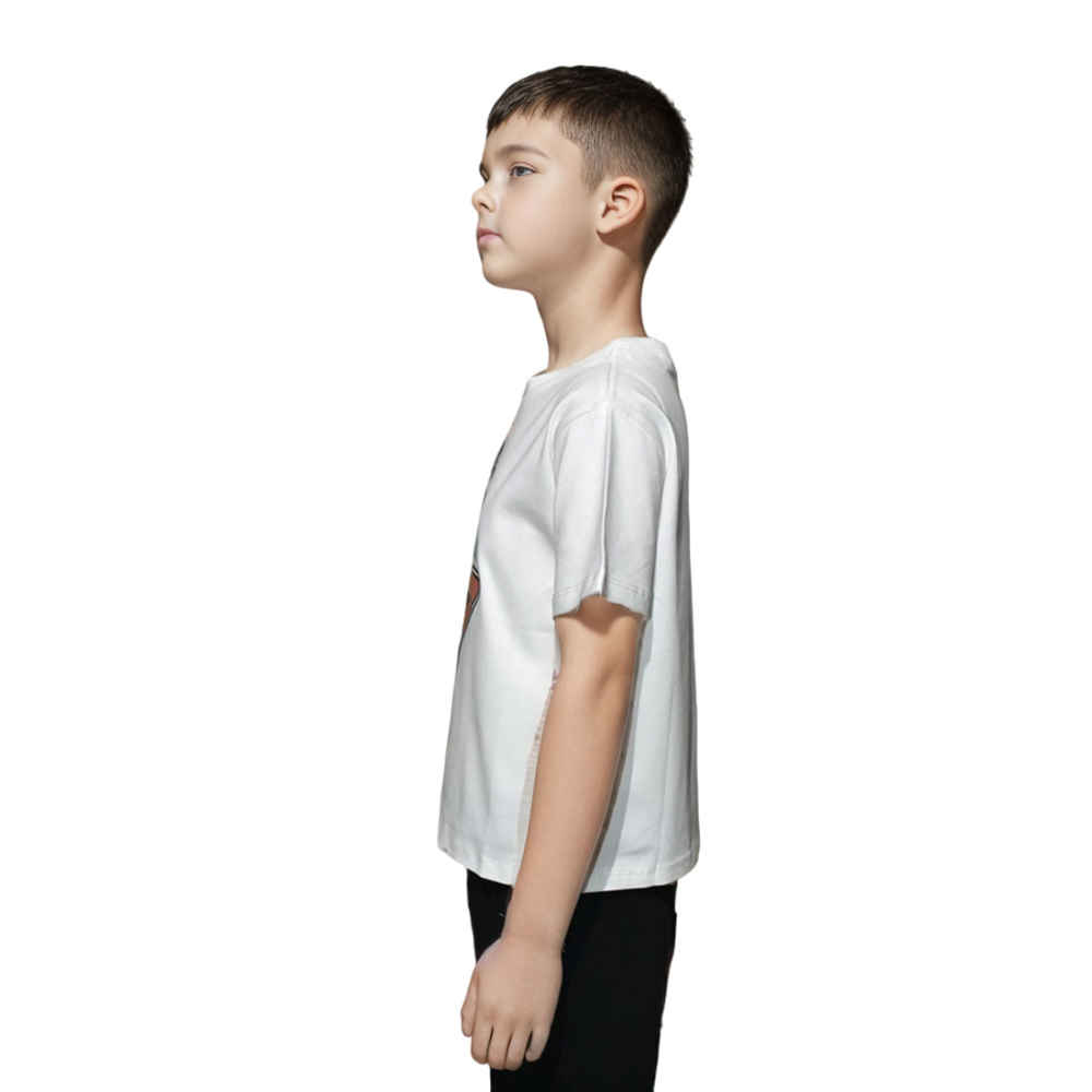 Prada Logo Print White Premium Kids T-shirt-2