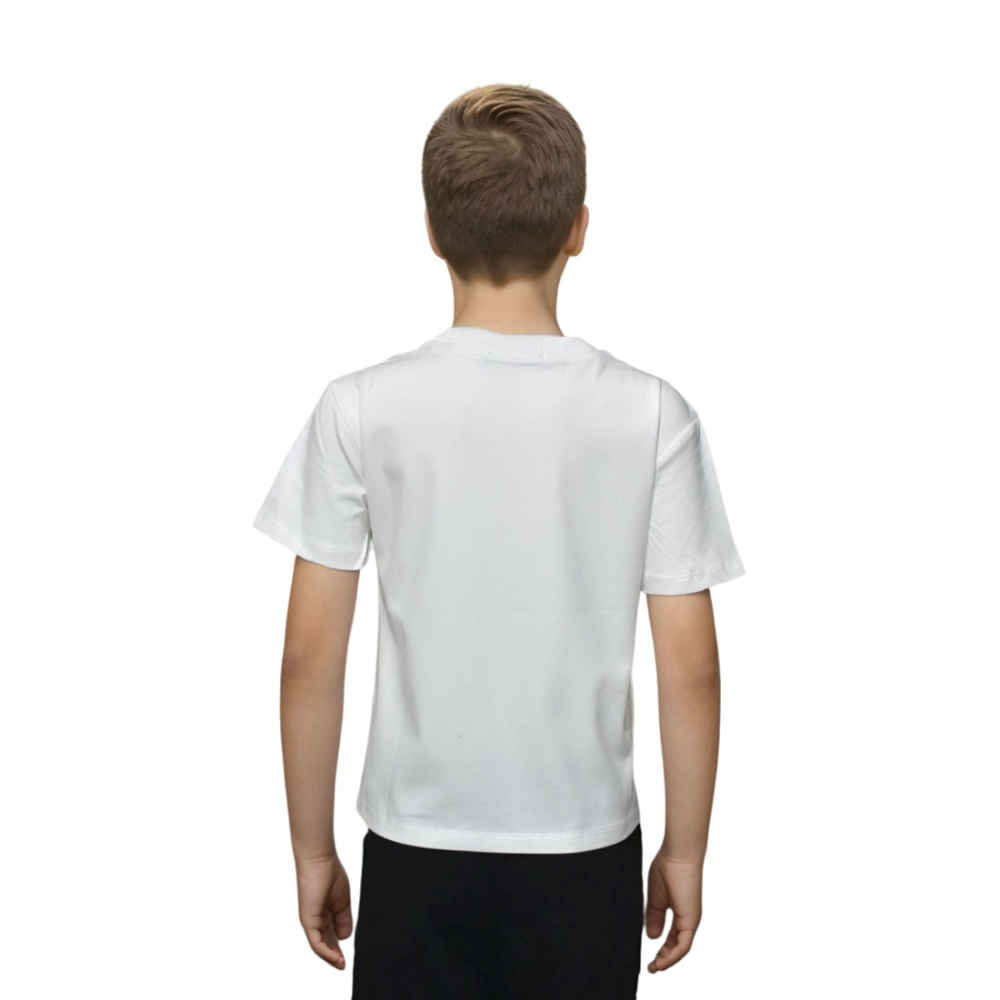 Prada Logo Print White Premium Kids T-shirt-1