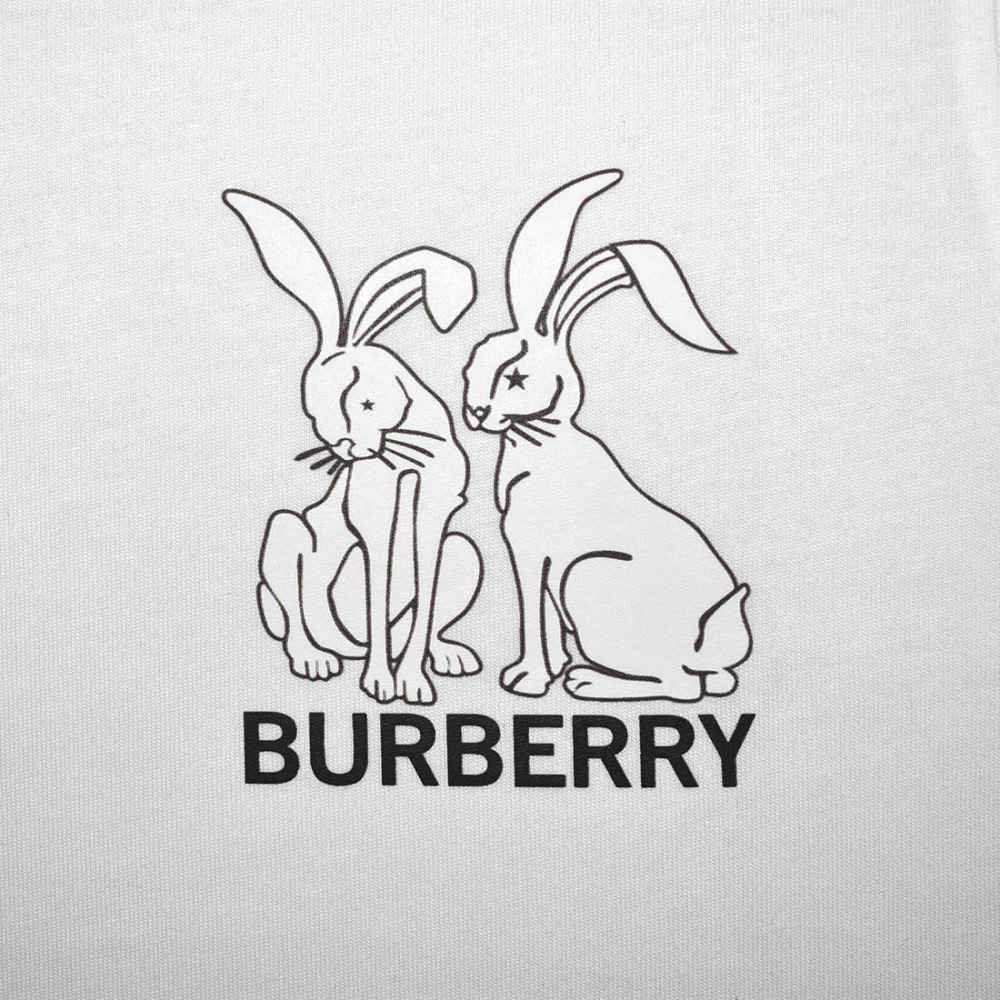 Burberry Animal Kingdom Print White Kids T-shirt-thumb-3