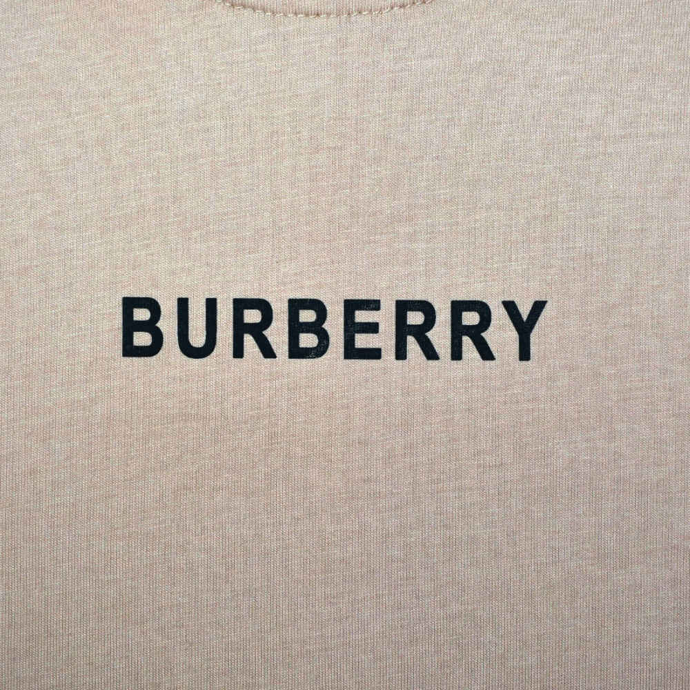 Burberry Logo Print Brown Premium Kids T-shirt-thumb-3