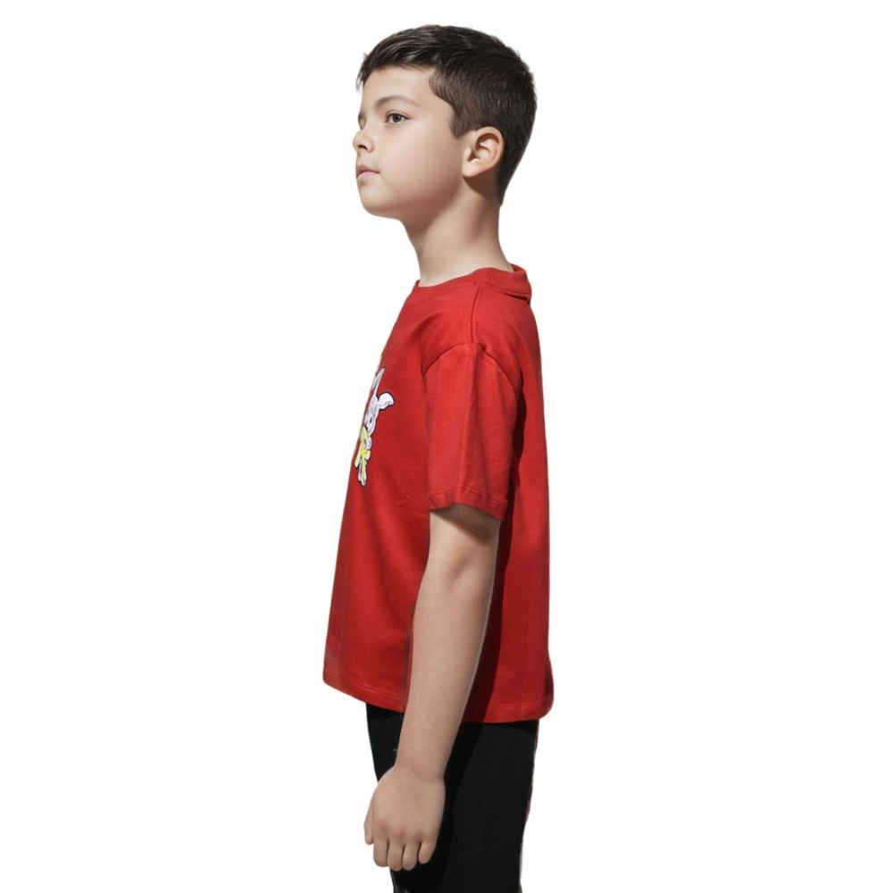 Dior Rabbit Print Red Premium Kids T-shirt-2