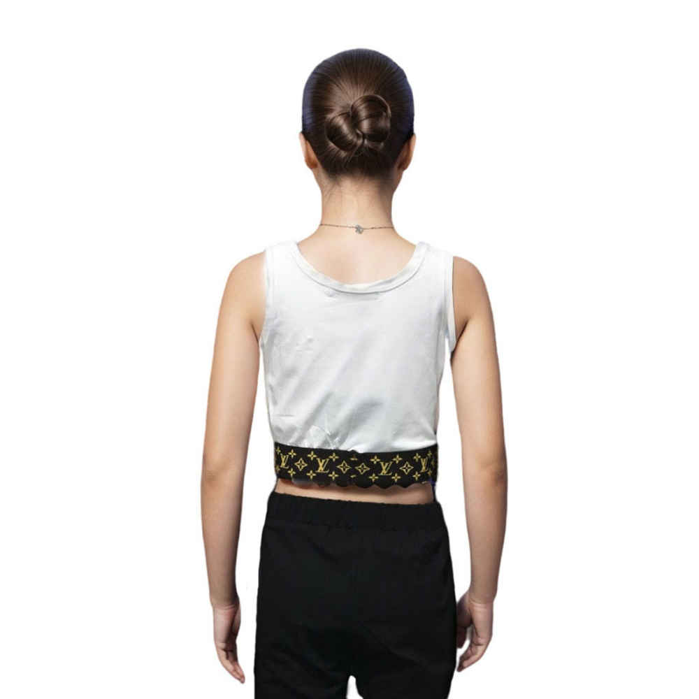 Louis Vuitton White Premium T-shirt For Kids-1