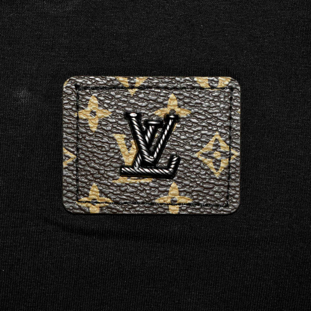 Louis Vuitton Black Premium Quality T-shirt For Kids-thumb-3