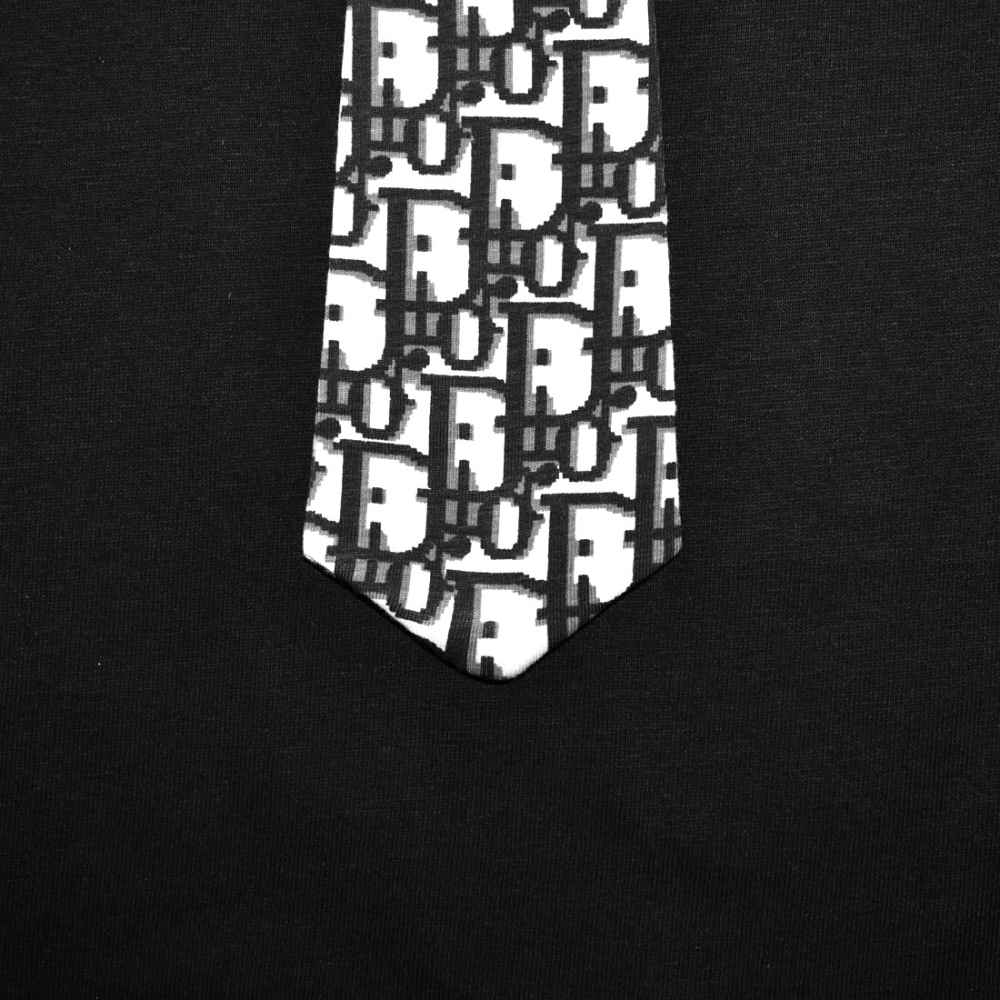 Dior Printed Black Premium Girls Co-ord Set-3