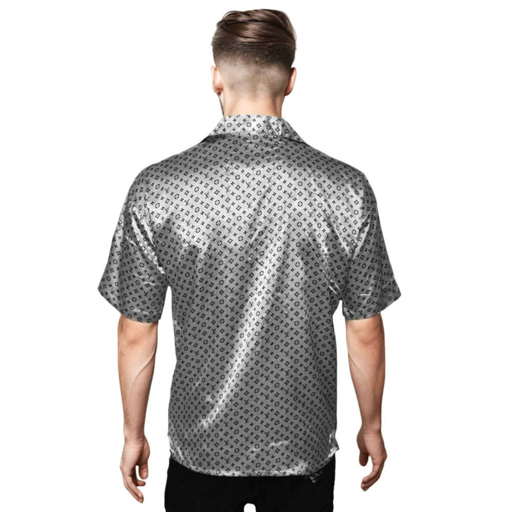 Louis Vuitton Grey Premium Quality Shirt-1
