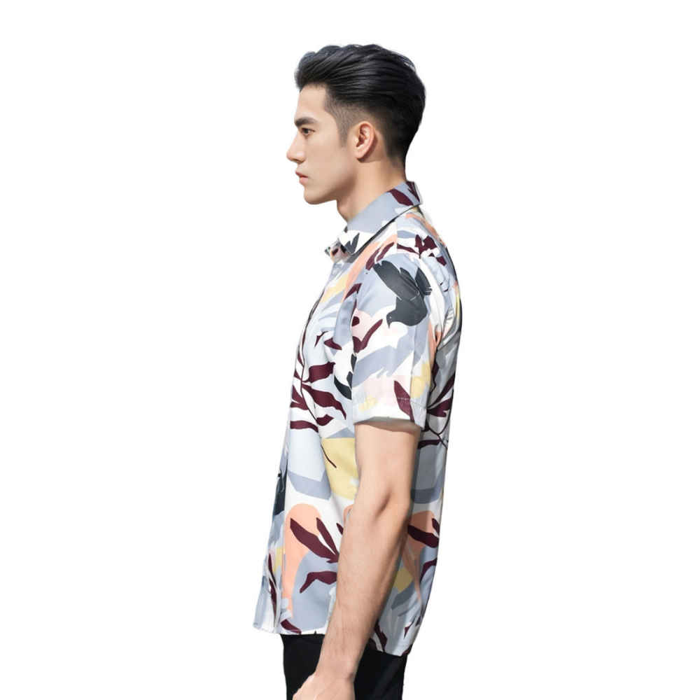 Dior Random Split Leaf Pattern Premium Shirt-2