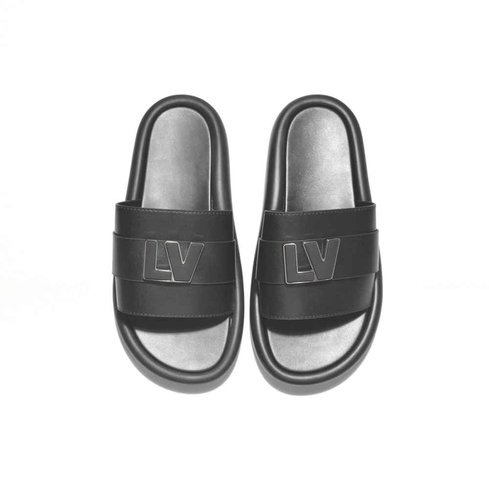 Louis Vuitton Black Premium Quality men's Flip-flops-3
