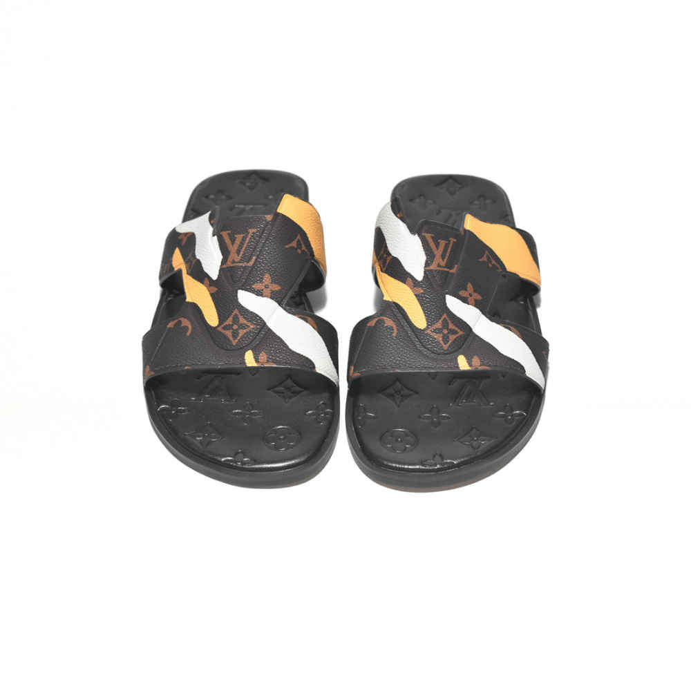 Louis Vuitton Black Premium Quality Stylish Men's Flip-flop-4