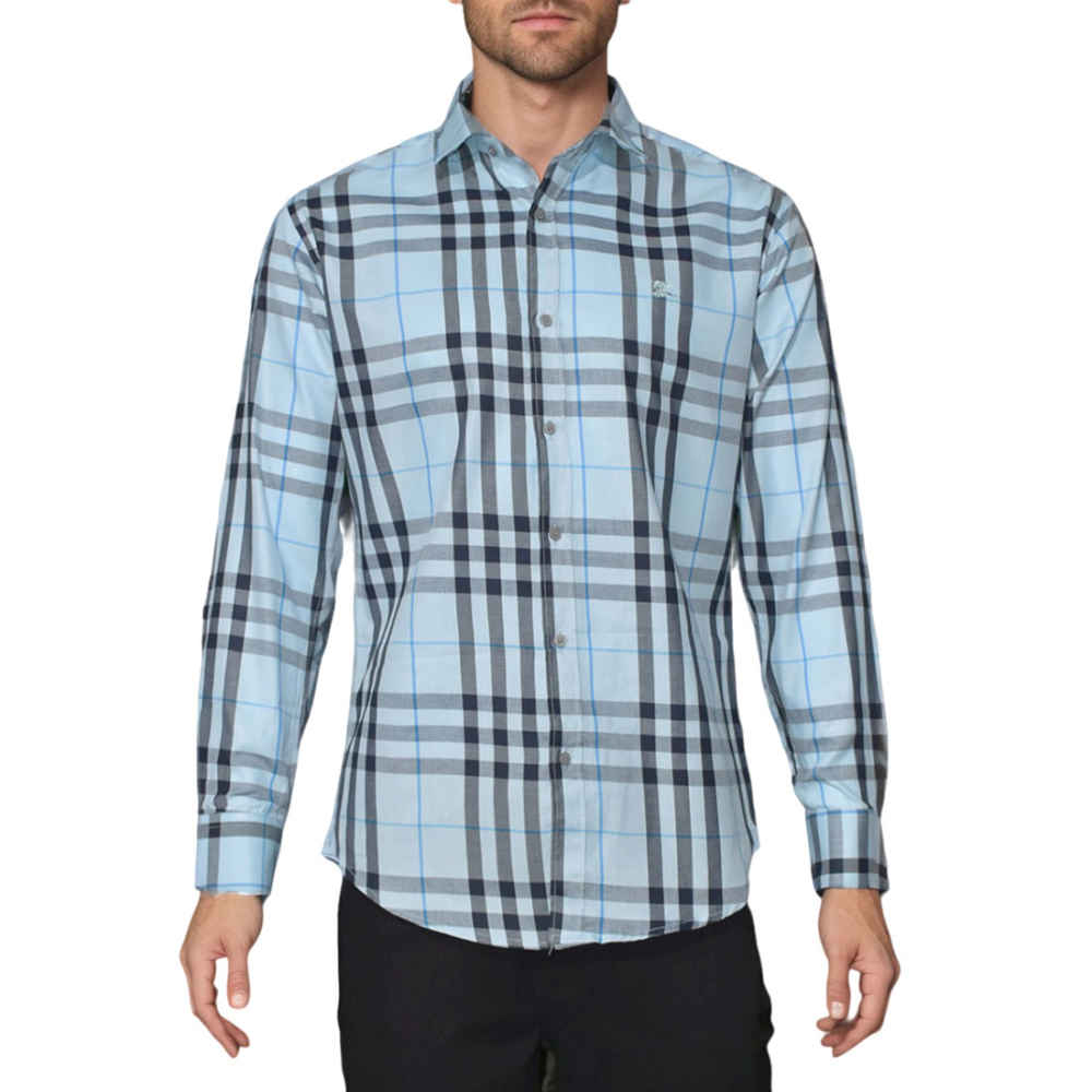 Burberry Sky Blue Premium Quality Shirt-5