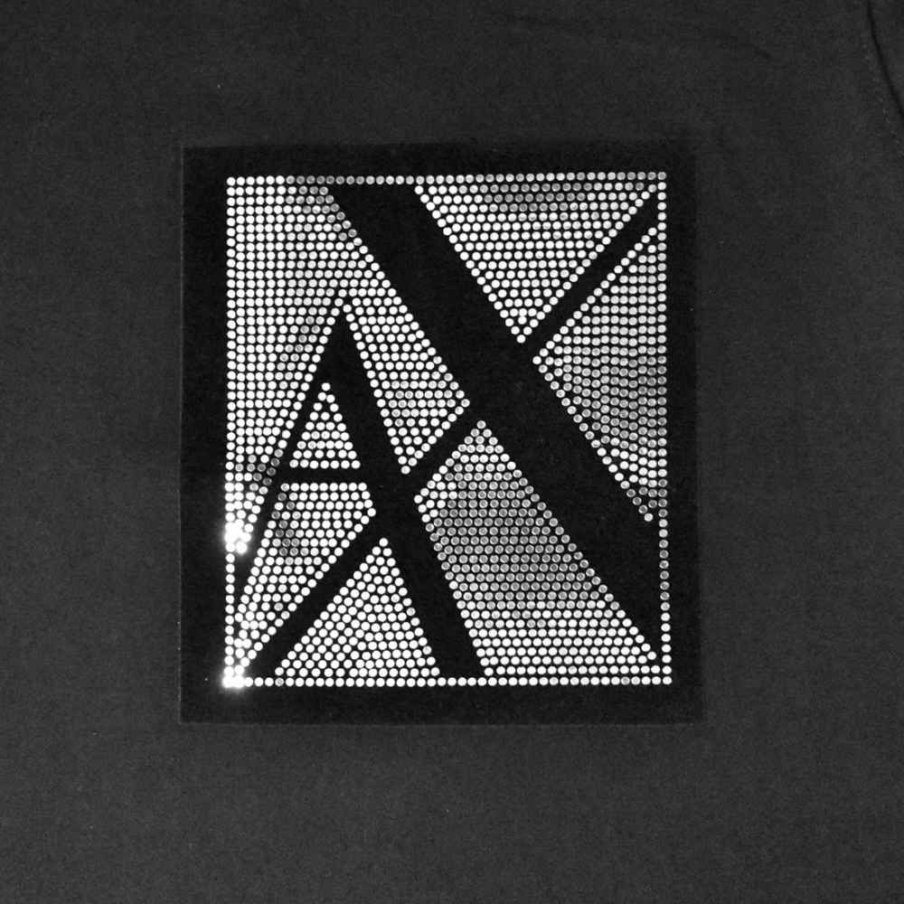 Armani Exchange Black Premium Pocket Logo Shirt-thumb-3