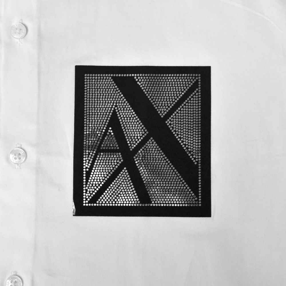 Armani Exchange White Premium Pocket Logo Shirt-thumb-3