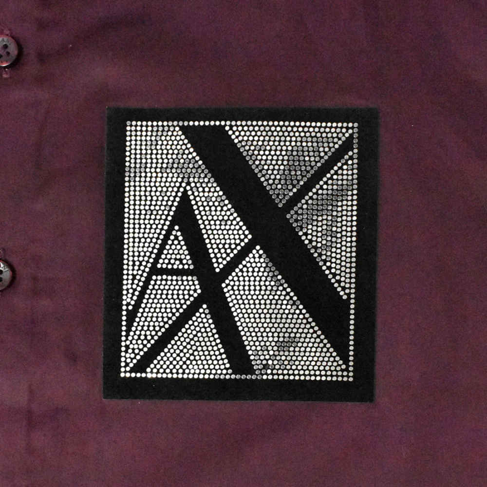 Armani Exchange Wine Premium Pocket Logo Shirt-3