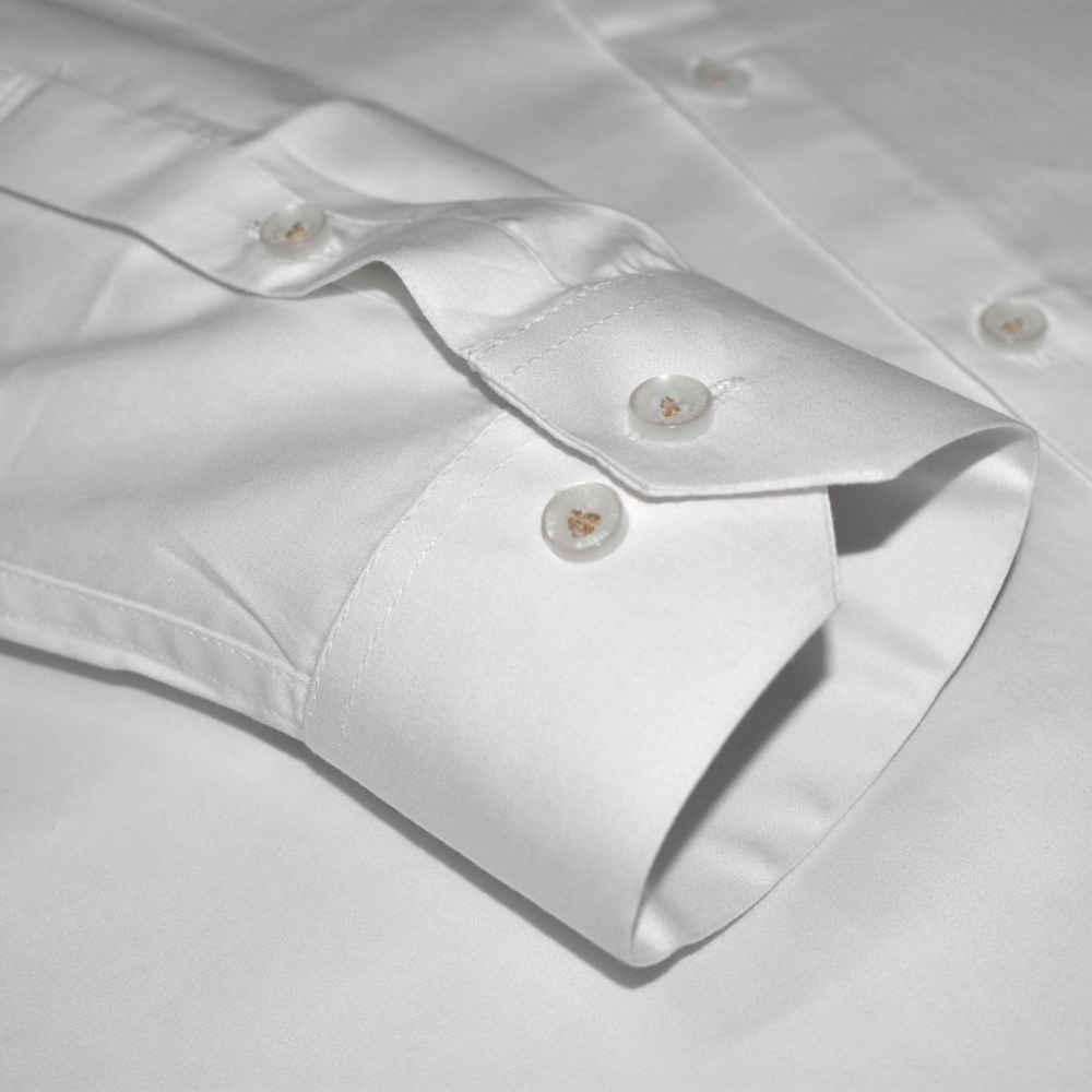 Burberry Pocket Logo White Premium Quality Shirt-4