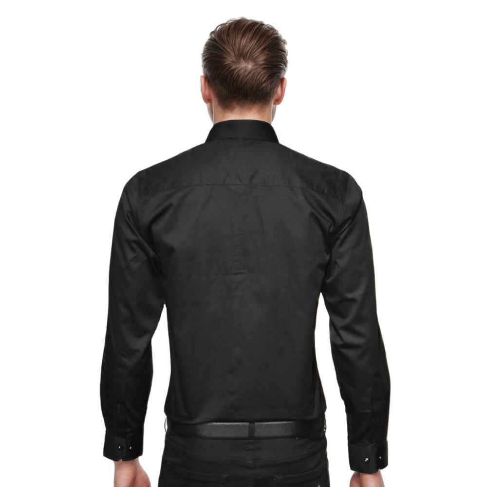 Burberry Pocket Logo Black Premium Quality Shirt-1